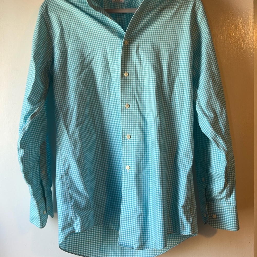 Men's Blue Checkered Shirt